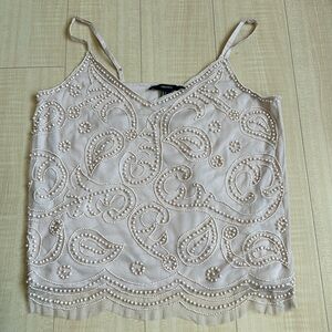 Beaded tank top